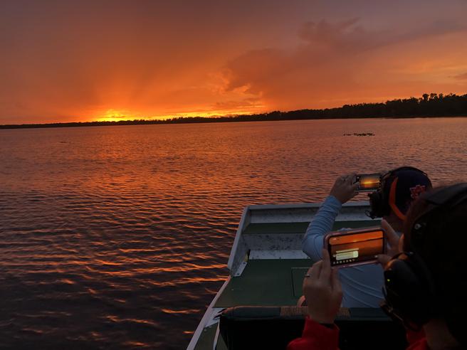 Sunset airboat ride Daytona Beach, Florida